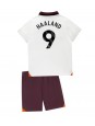 Otroški Nogometna dresi replika Manchester City Erling Haaland #9 Gostujoči 2023-24 Kratek rokav (+ hlače)